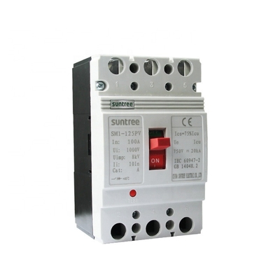 High Quality SM1-400 4P 400A DC MCCB Cast Case Circuit Breaker For Solar PV System 35KA