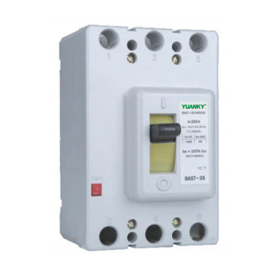 MCCBの工場OEMロシアのタイプHW-BA57 400V 690Vの電圧保護によって形成される場合の遮断器